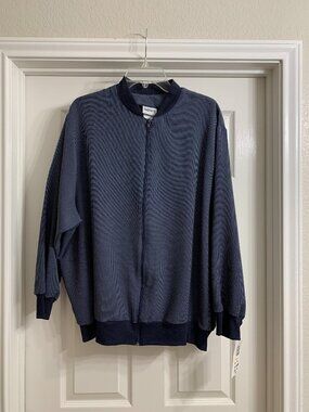 BonWorth Brand Women's Blue Zip-up Jacket, Size XL (NWT)